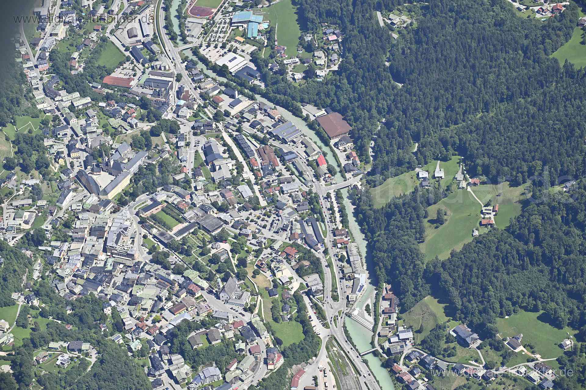 Luftaufnahme Berchtesgaden in Berchtesgaden | Oberbayern, Bayern