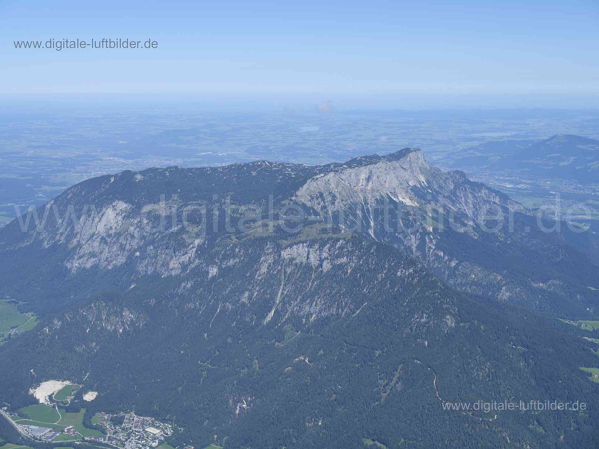 Luftaufnahme Berchtesgadener Hochthron in Berchtesgaden | Oberbayern, Bayern