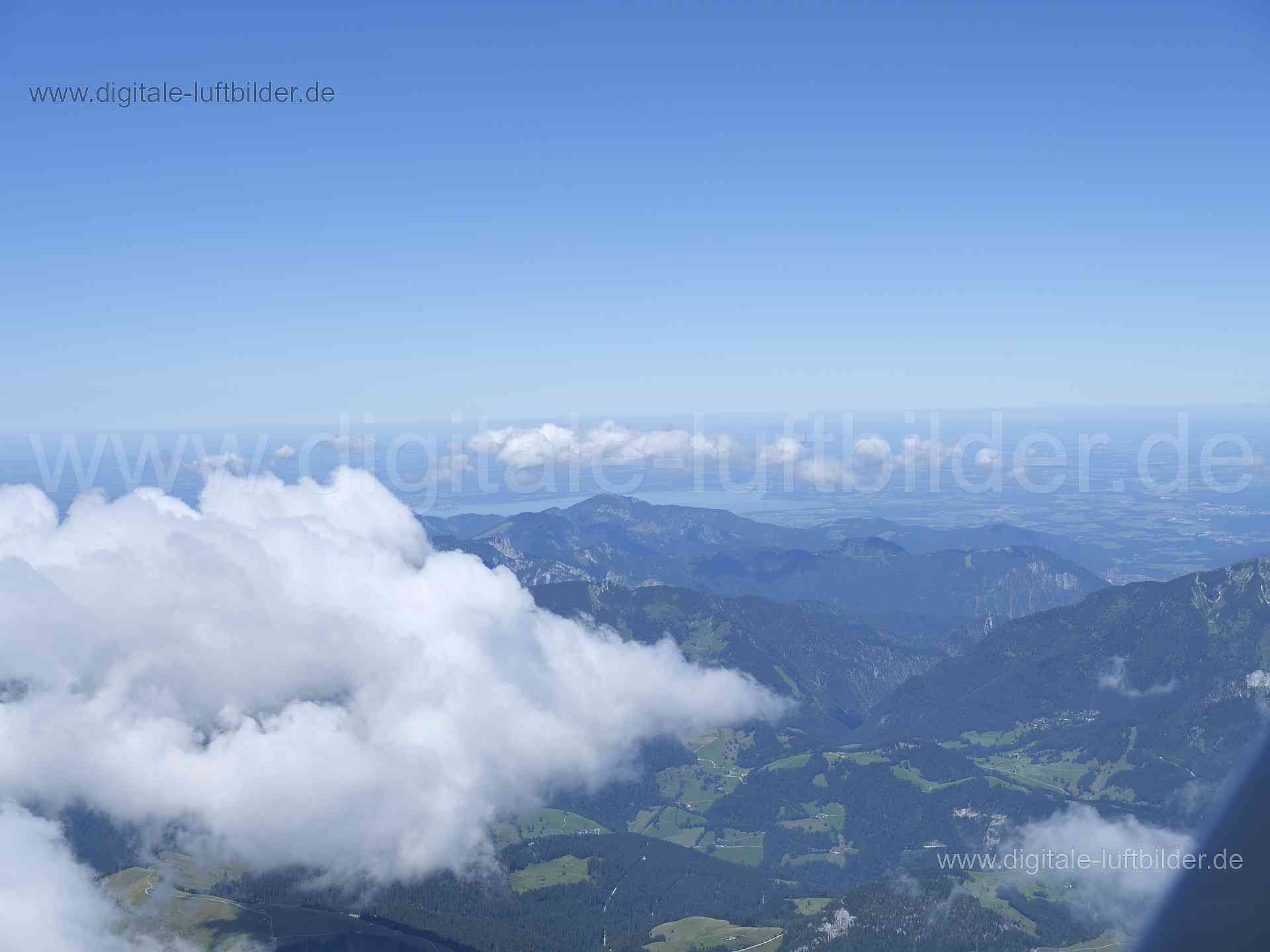 Luftaufnahme Chiemsee in Berchtesgaden | Oberbayern, Bayern