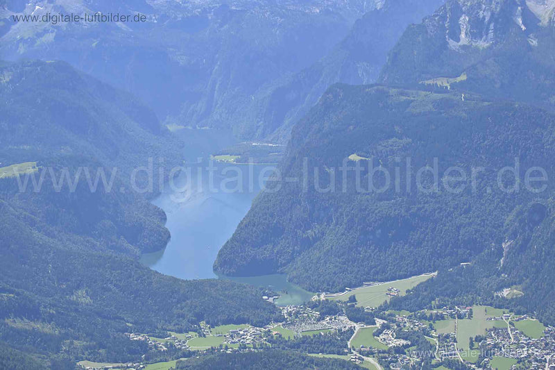 Luftaufnahme Königssee in Berchtesgaden | Oberbayern, Bayern