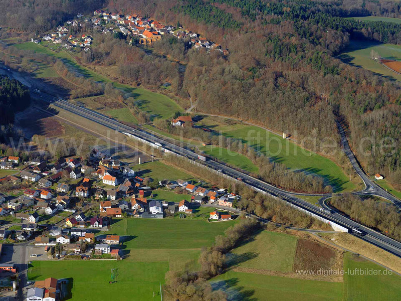 Luftaufnahme Unterölsbach in Berg | Oberpfalz, Bayern
