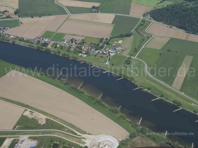 Luftaufnahme Pfelling in Bogen | Niederbayern, Bayern