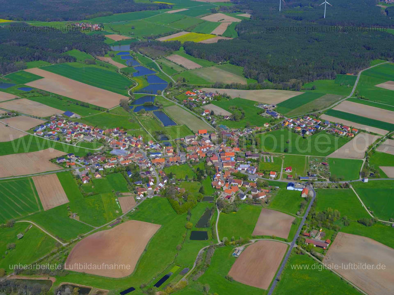 Luftaufnahme Brunn in Brunn | Mittelfranken, Bayern
