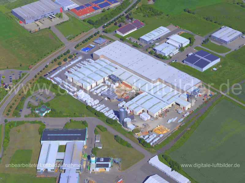 Luftaufnahme Rettenmeier Holzindustrie in Burgbernheim | Mittelfranken, Bayern