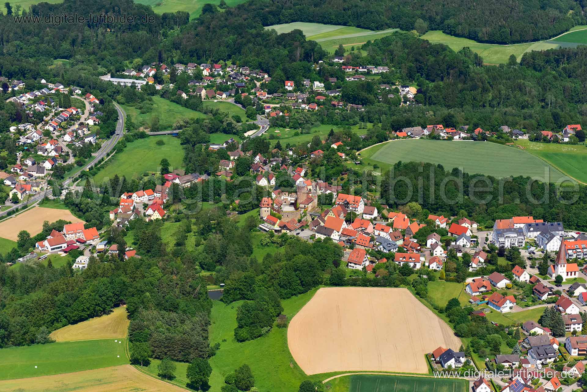 Luftaufnahme Burgthann in Burgthann | Mittelfranken, Bayern