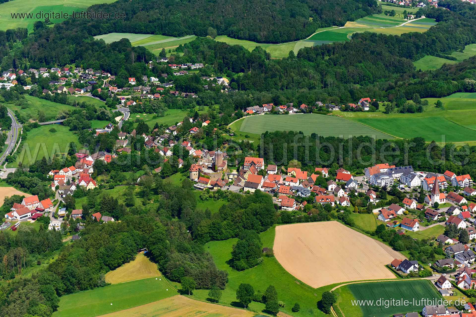 Luftaufnahme Burgthann in Burgthann | Mittelfranken, Bayern