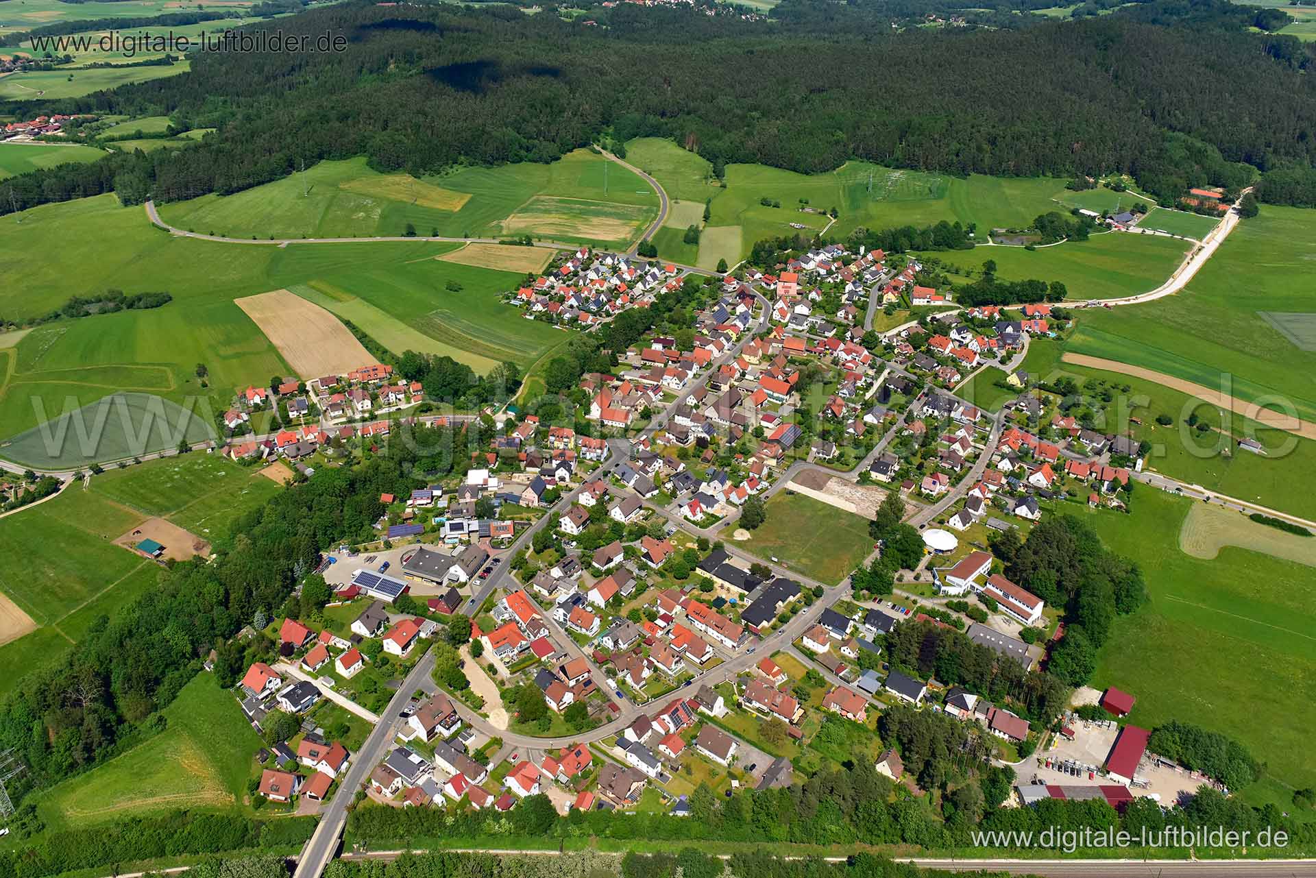 Luftaufnahme Ezelsdorf in Burgthann | Mittelfranken, Bayern