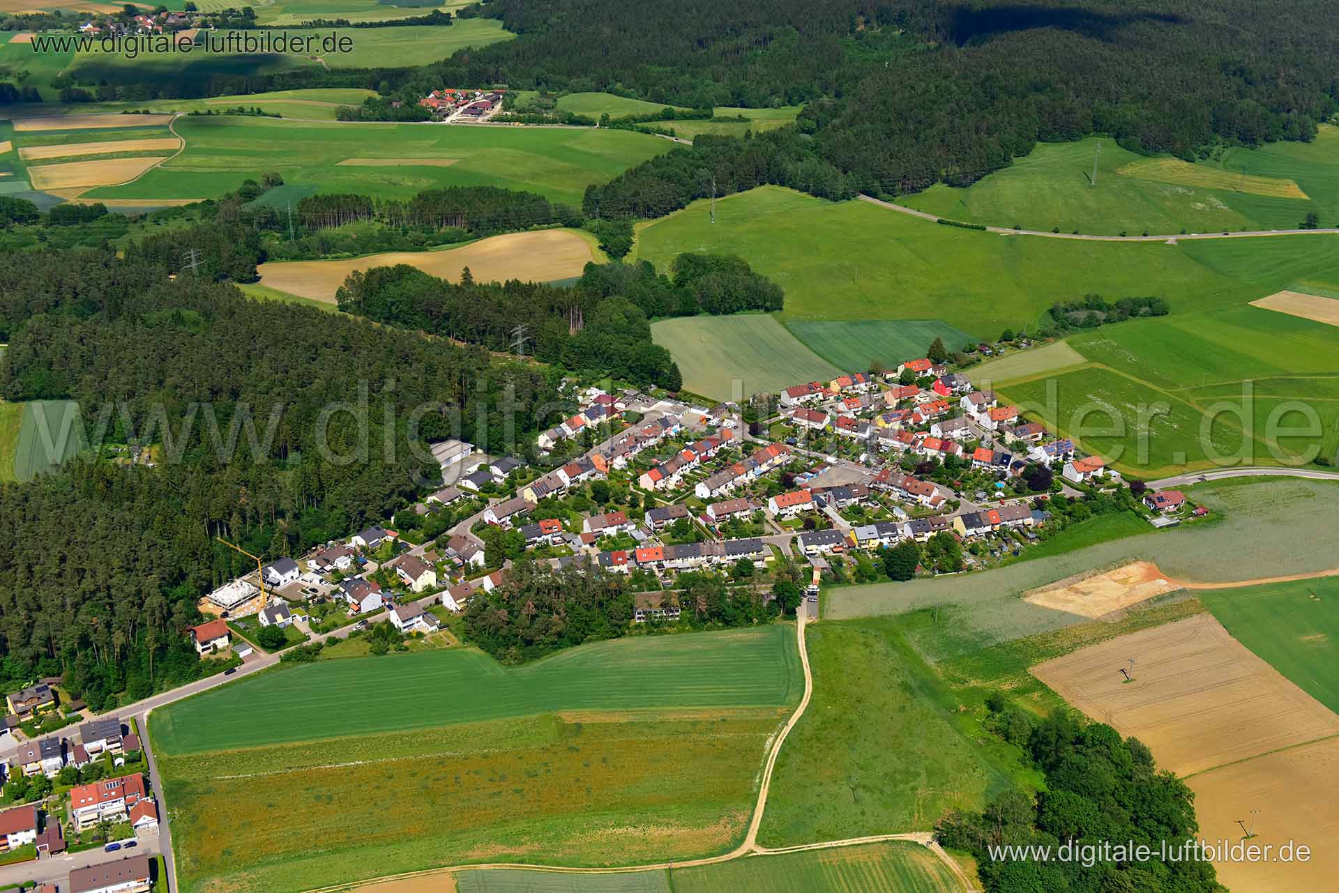 Luftaufnahme Ezelsdorf in Burgthann | Mittelfranken, Bayern