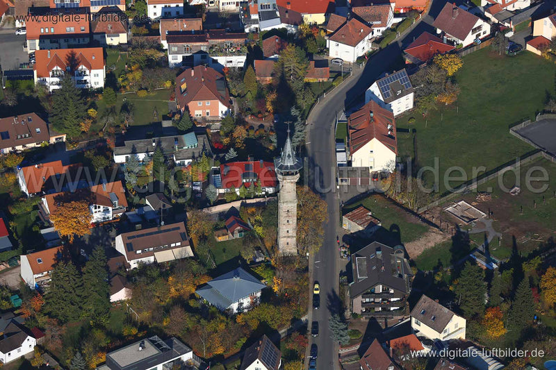 Luftaufnahme Aussichtsturm in Cadolzburg | Mittelfranken, Bayern