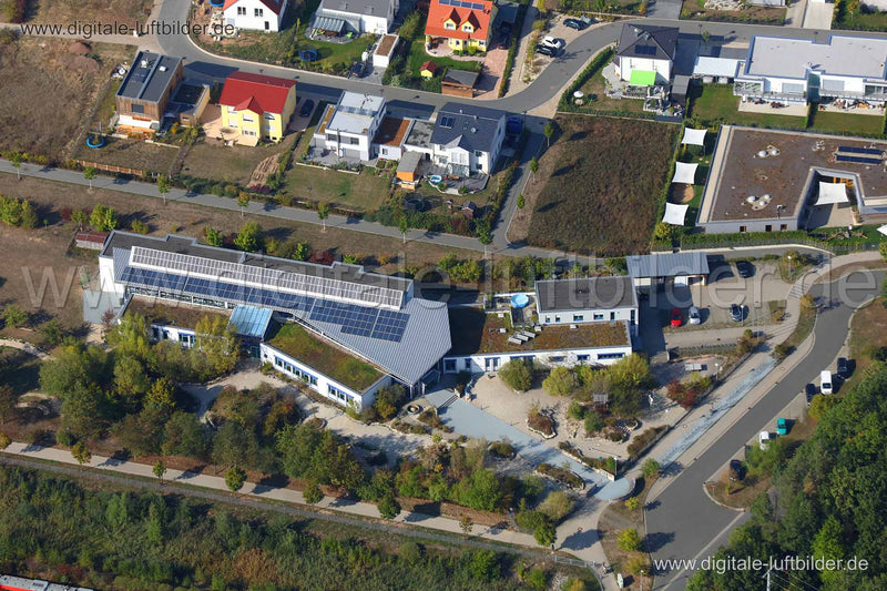 Luftaufnahme Egersdorf Schule in Cadolzburg | Mittelfranken, Bayern