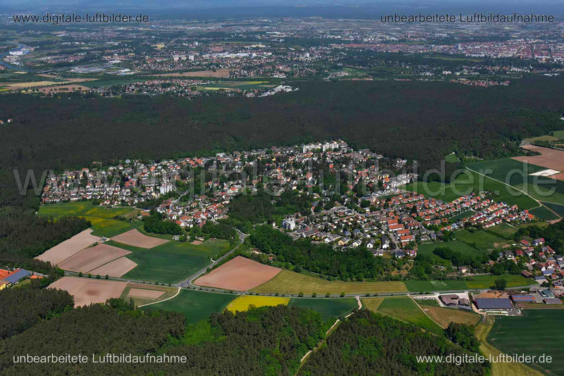 Luftaufnahme Weiherhof in Cadolzburg | Mittelfranken, Bayern