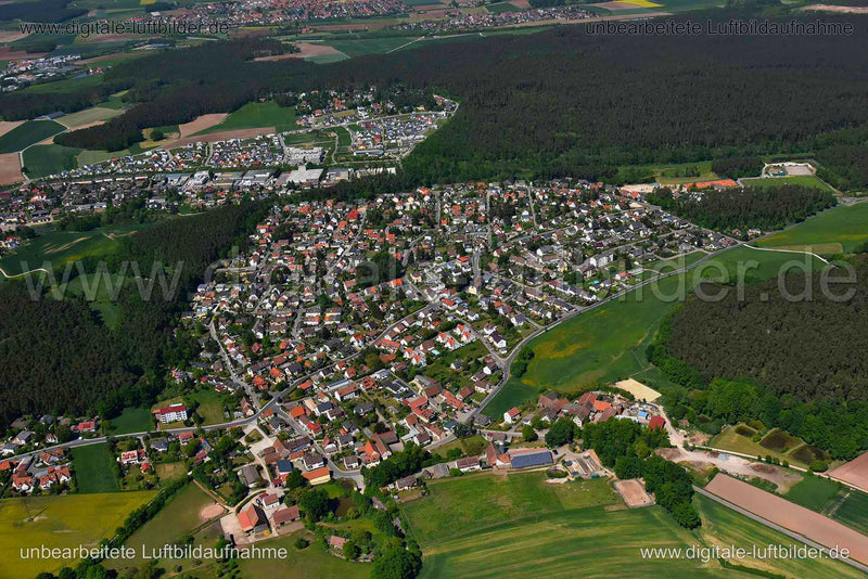 Luftaufnahme Weiherhof in Cadolzburg | Mittelfranken, Bayern