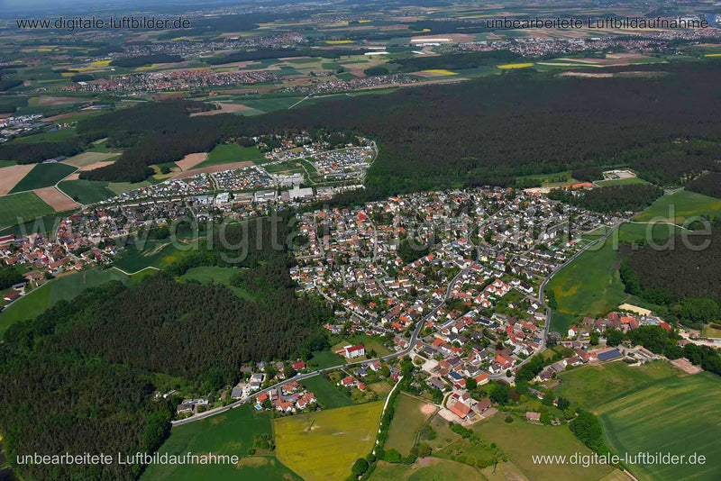 Luftaufnahme Weiherhof in Cadolzburg | Mittelfranken, Bayern