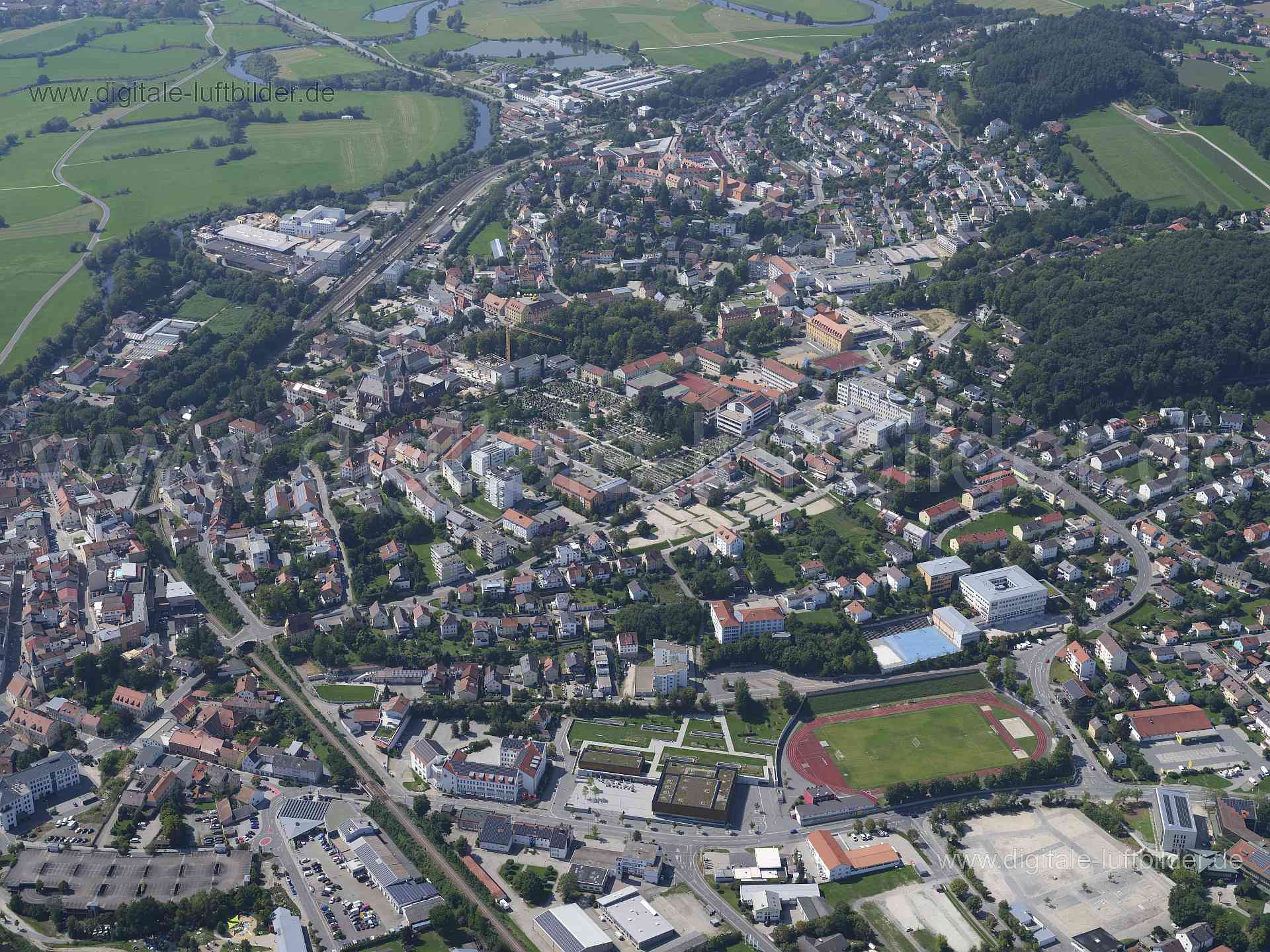Luftaufnahme Cham in Cham | Oberpfalz, Bayern