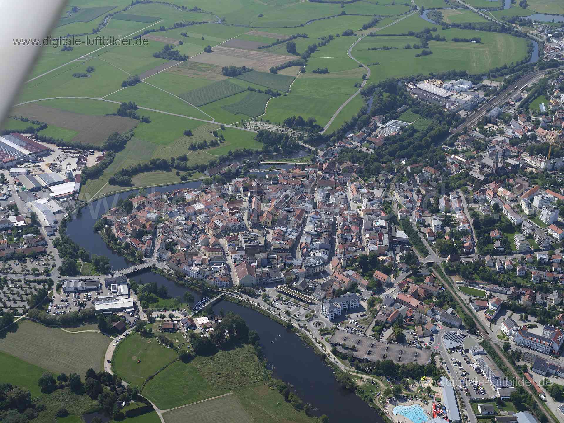 Luftaufnahme Cham in Cham | Oberpfalz, Bayern