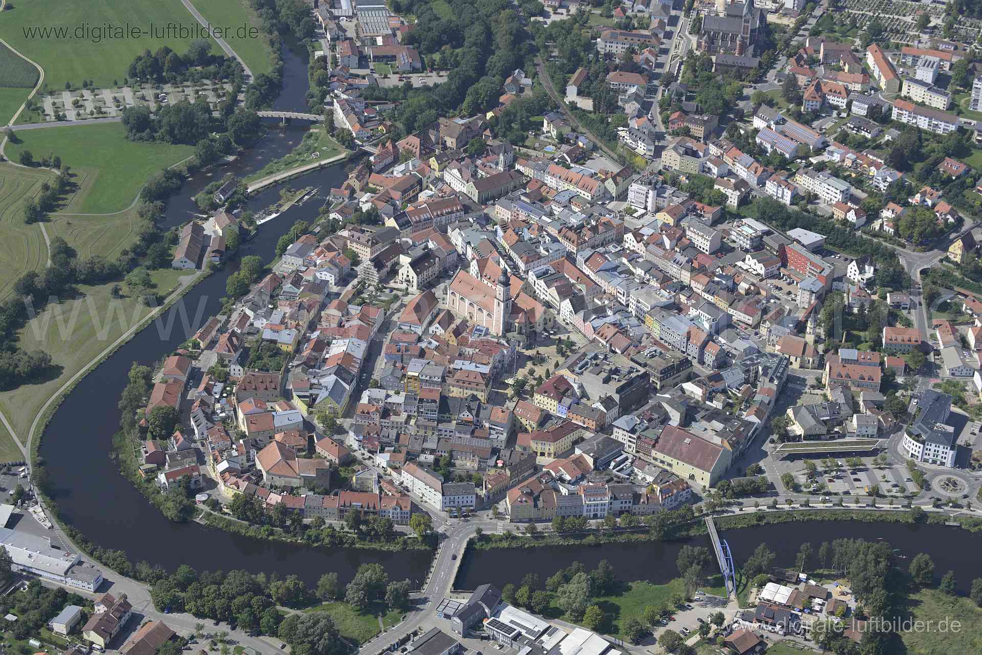 Luftaufnahme Cham in Cham | Oberpfalz, Bayern