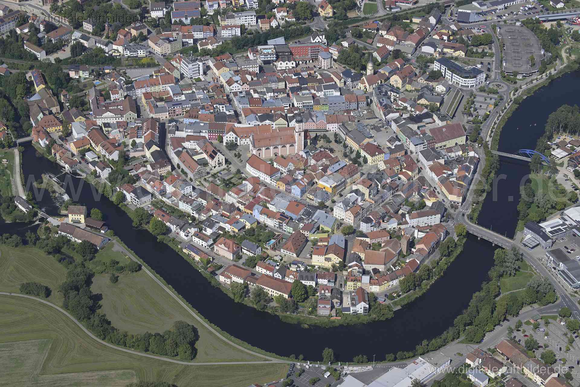 Luftaufnahme Cham in Cham | Oberpfalz, Bayern