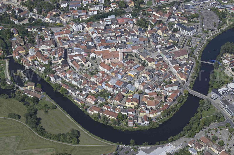 Luftaufnahme Cham in Cham | Oberpfalz, Bayern