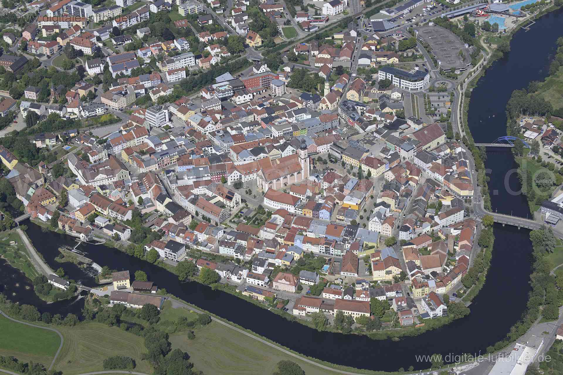 Luftaufnahme Cham in Cham | Oberpfalz, Bayern