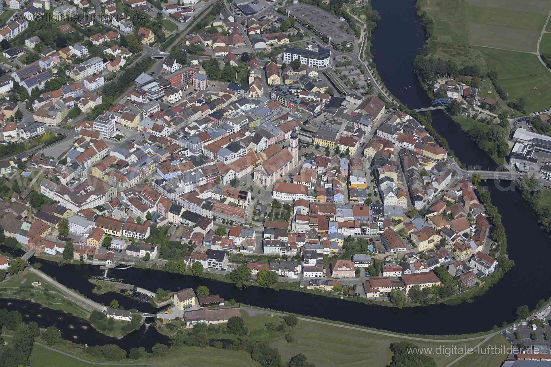 Luftaufnahme Cham in Cham | Oberpfalz, Bayern
