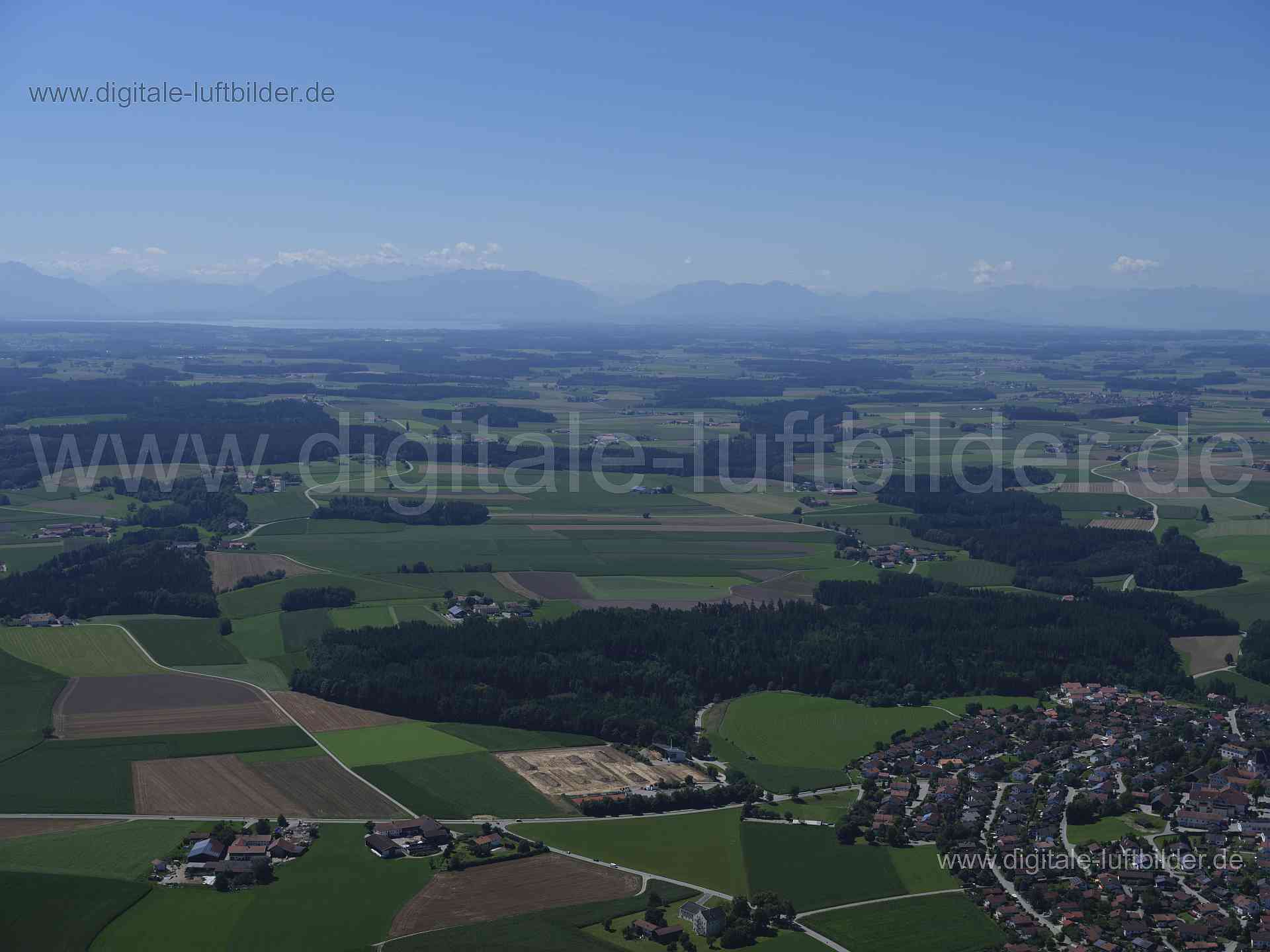 Luftaufnahme Chiemsee in Chiemsee | Oberbayern, Bayern