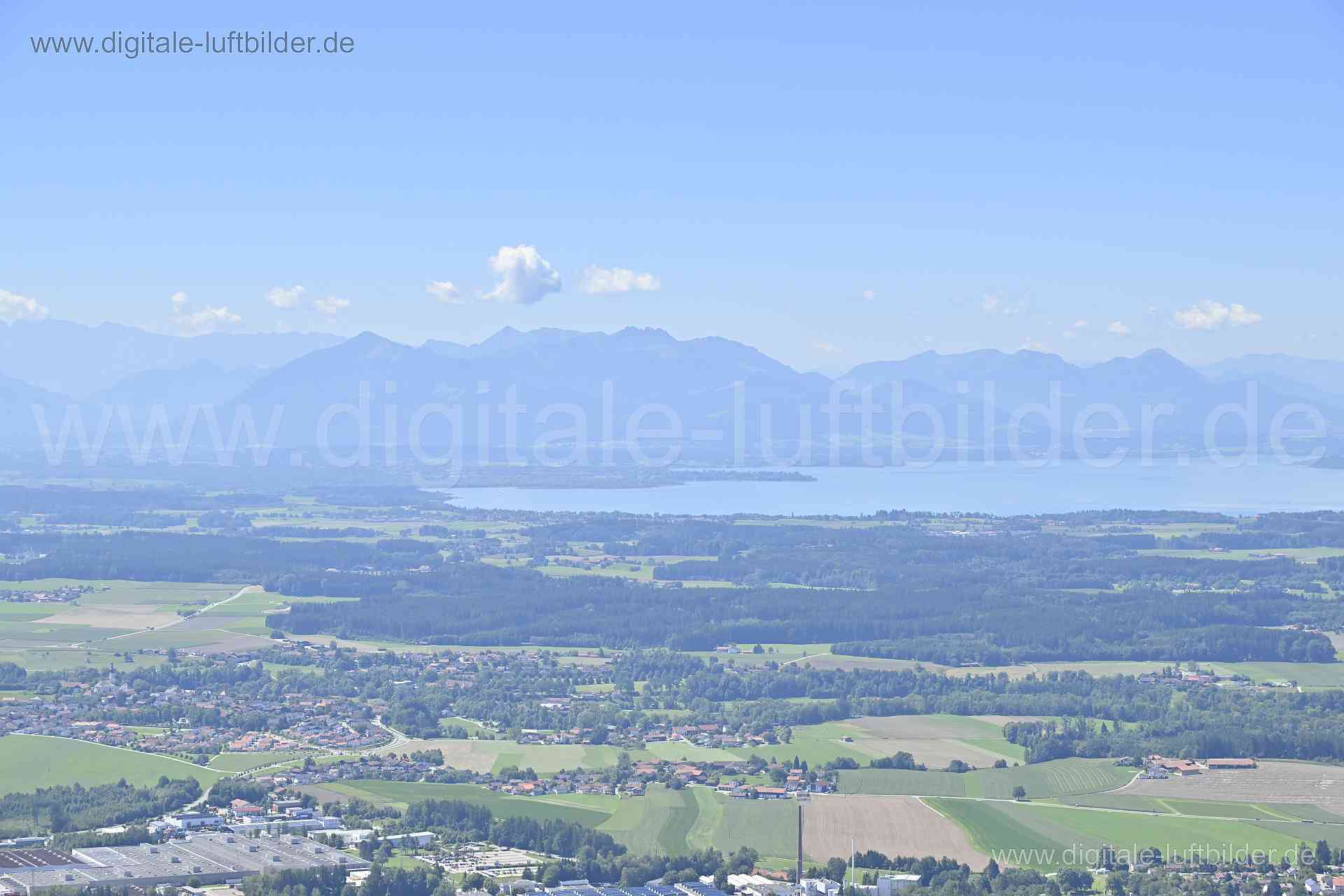 Luftaufnahme Chiemsee in Chiemsee | Oberbayern, Bayern