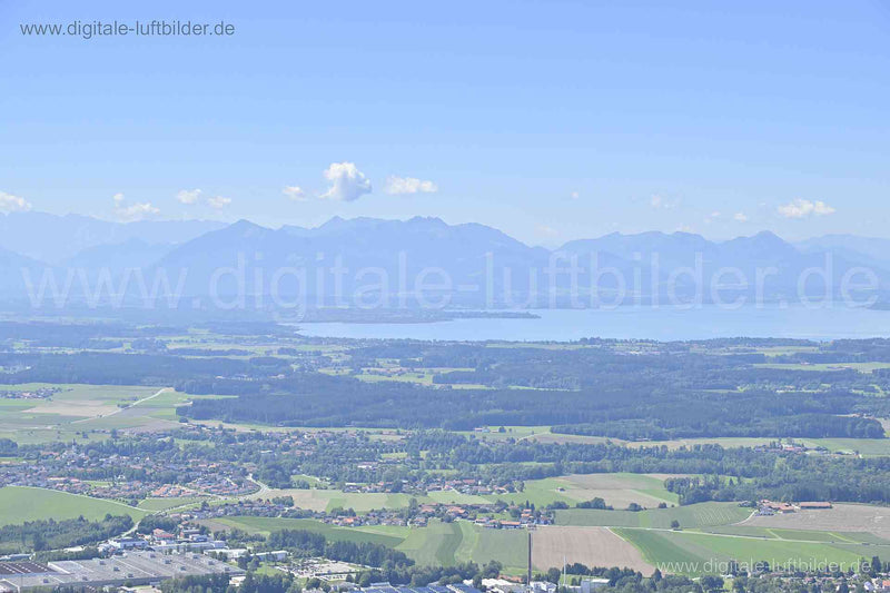 Luftaufnahme Chiemsee in Chiemsee | Oberbayern, Bayern