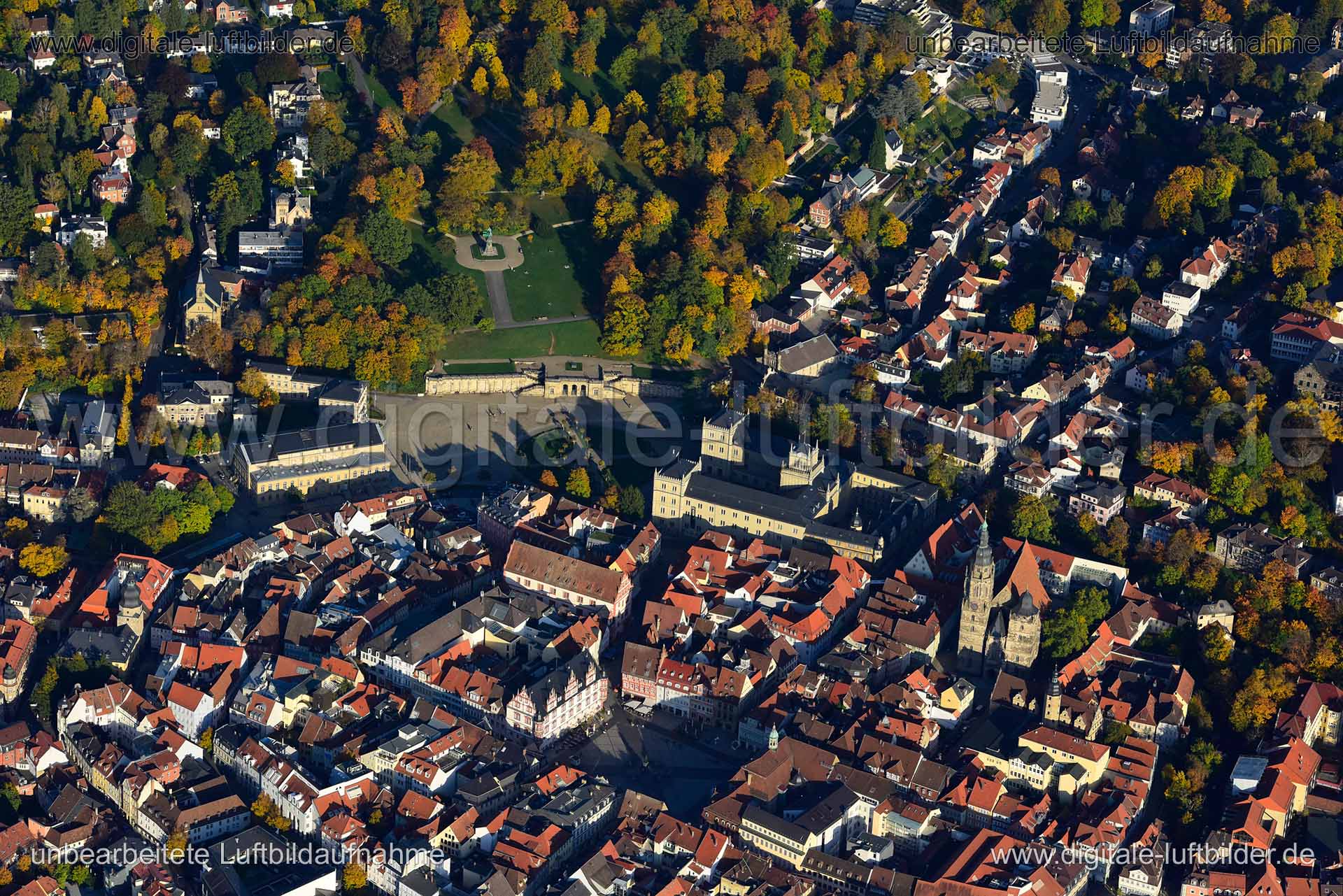 Luftaufnahme Coburg in Coburg | Oberfranken, Bayern