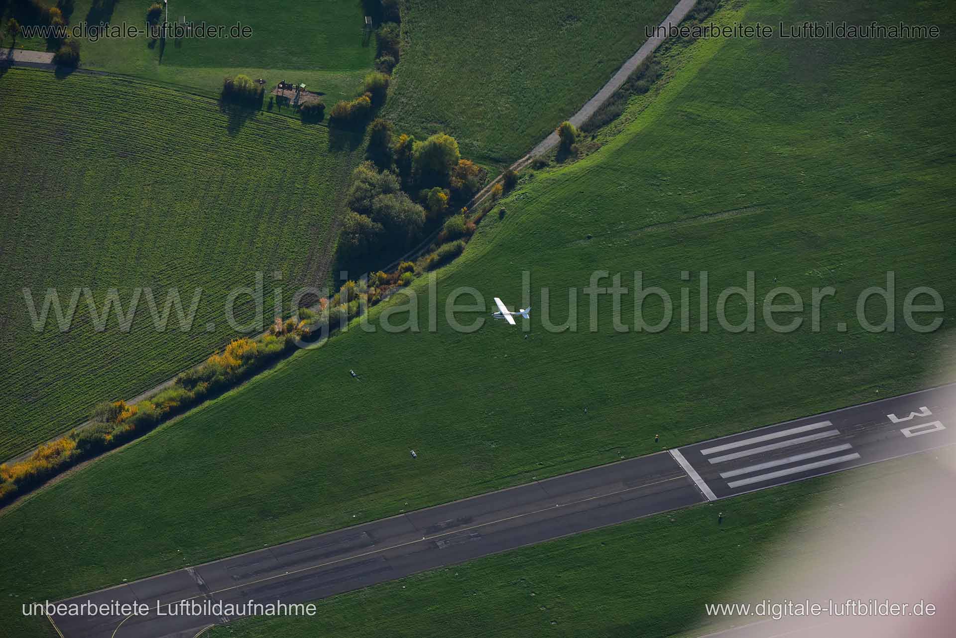 Luftaufnahme Flugplatz in Coburg | Oberfranken, Bayern