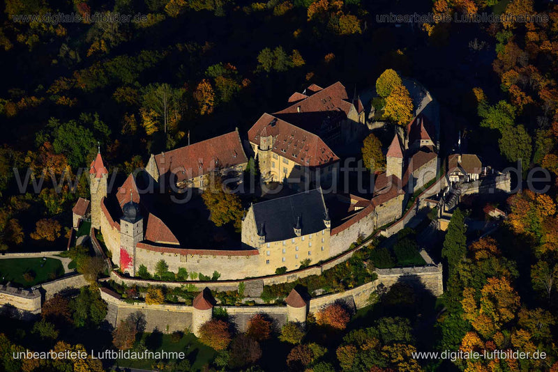 Luftaufnahme Veste Coburg in Coburg | Oberfranken, Bayern