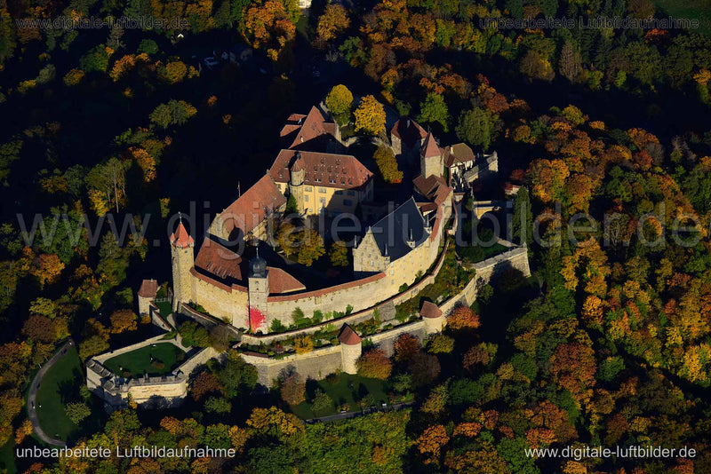 Luftaufnahme Veste Coburg in Coburg | Oberfranken, Bayern