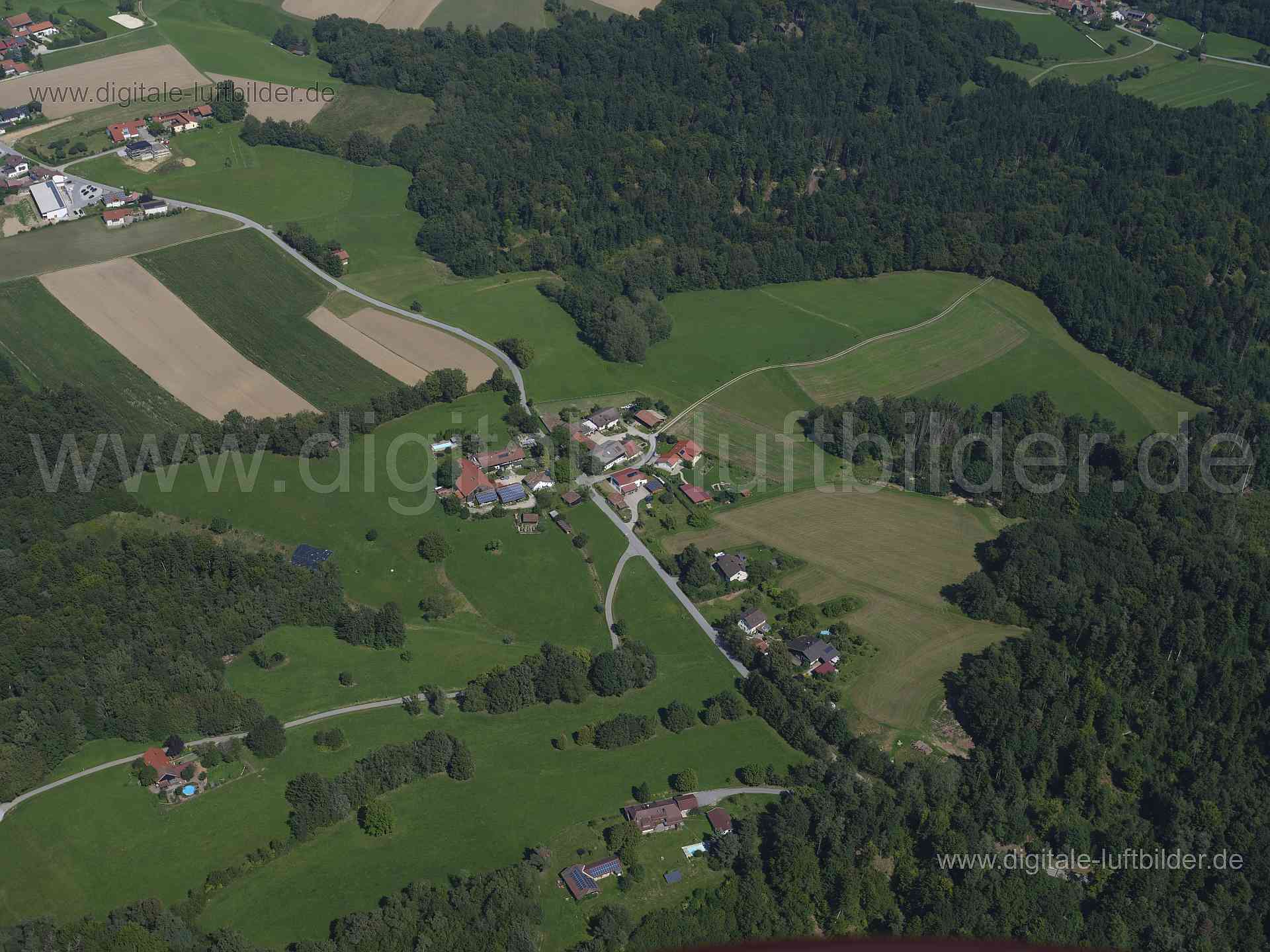 Luftaufnahme Deggenau, Bucha in Deggendorf | Niederbayern, Bayern