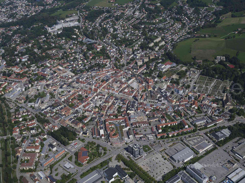 Luftaufnahme Deggendorf in Deggendorf | Niederbayern, Bayern