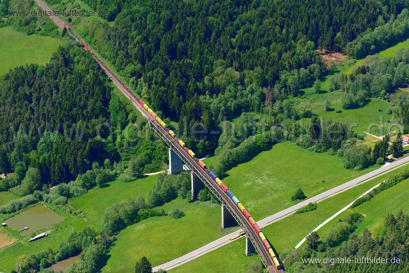 Luftaufnahme Brücke in Deining | Oberpfalz, Bayern