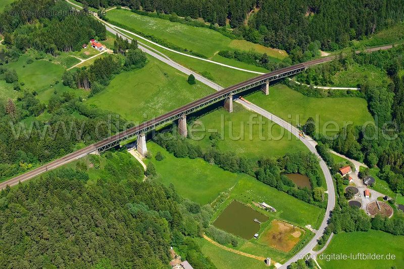 Luftaufnahme Brücke in Deining | Oberpfalz, Bayern
