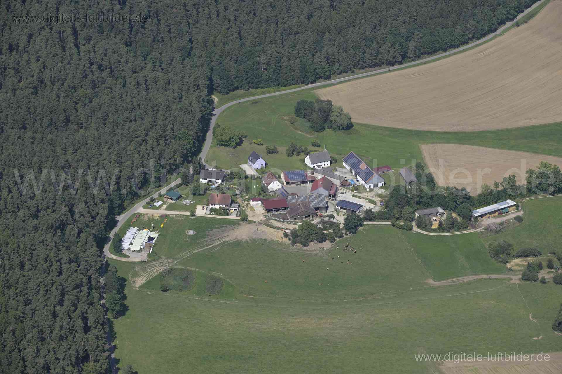 Luftaufnahme Pittersberg in Ebermannsdorf | Oberpfalz, Bayern