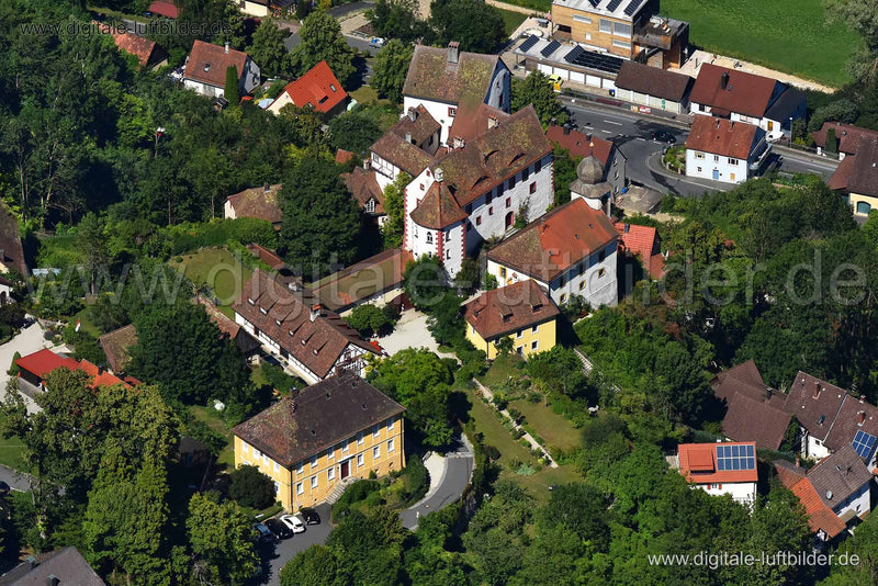 Luftaufnahme Burg Egloffstein in Egloffstein | Oberfranken, Bayern