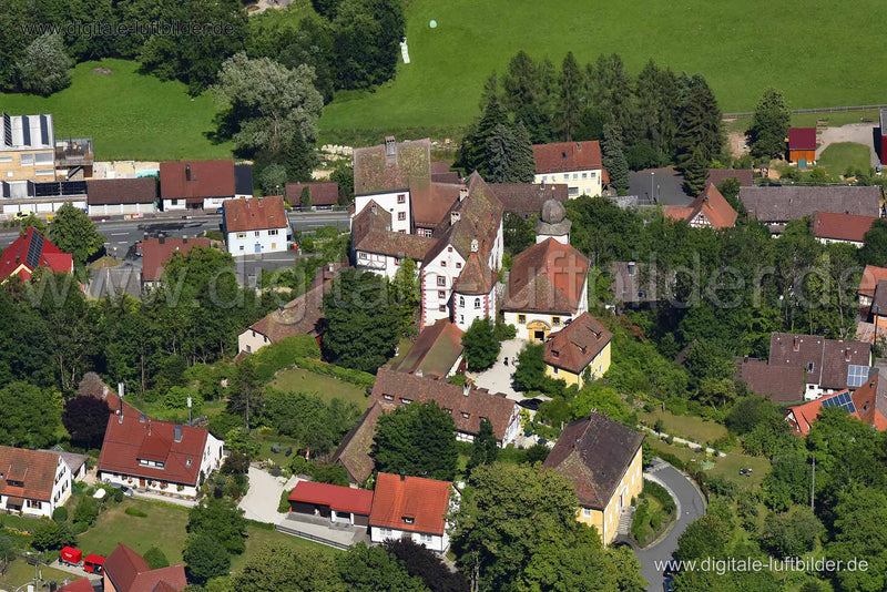 Luftaufnahme Burg Egloffstein in Egloffstein | Oberfranken, Bayern