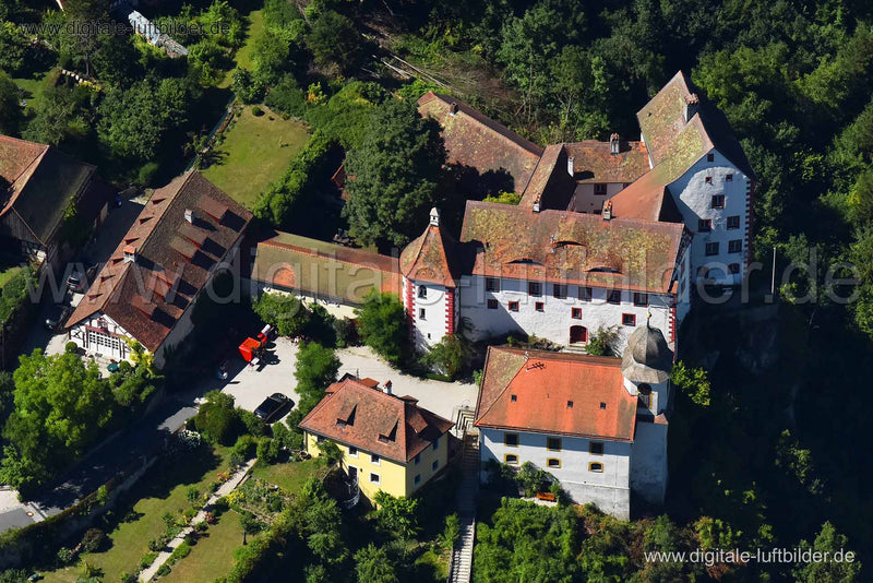 Luftaufnahme Burg Egloffstein in Egloffstein | Oberfranken, Bayern
