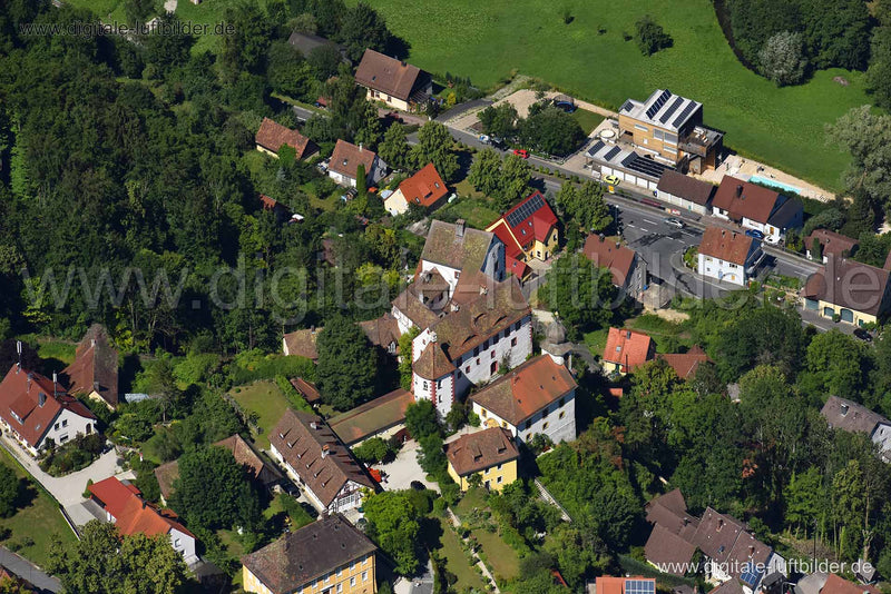 Luftaufnahme Burg Egloffstein in Egloffstein | Oberfranken, Bayern