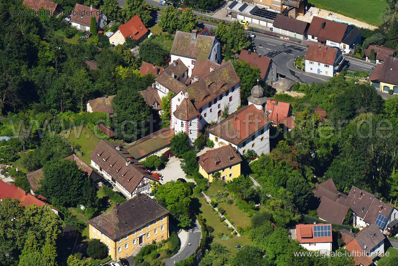 Luftaufnahme Burg Egloffstein in Egloffstein | Oberfranken, Bayern