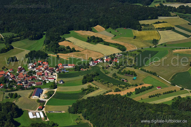 Luftaufnahme Egloffsteinerhüll in Egloffstein | Oberfranken, Bayern