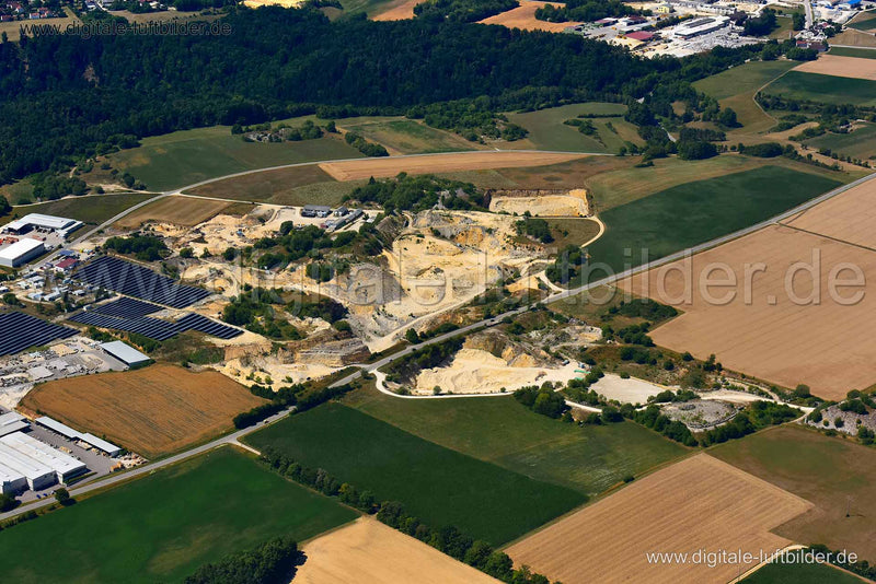 Luftaufnahme Sandgruben bei Eichstätt in Eichstätt | Oberbayern, Bayern