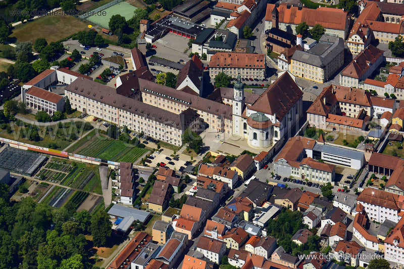 Luftaufnahme Schutzengelkirche in Eichstätt | Oberbayern, Bayern