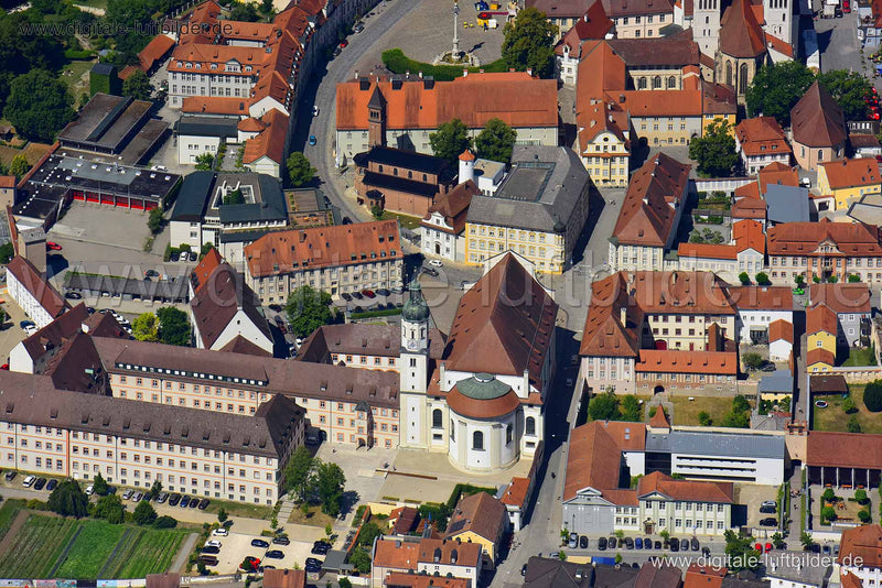 Luftaufnahme Schutzengelkirche in Eichstätt | Oberbayern, Bayern