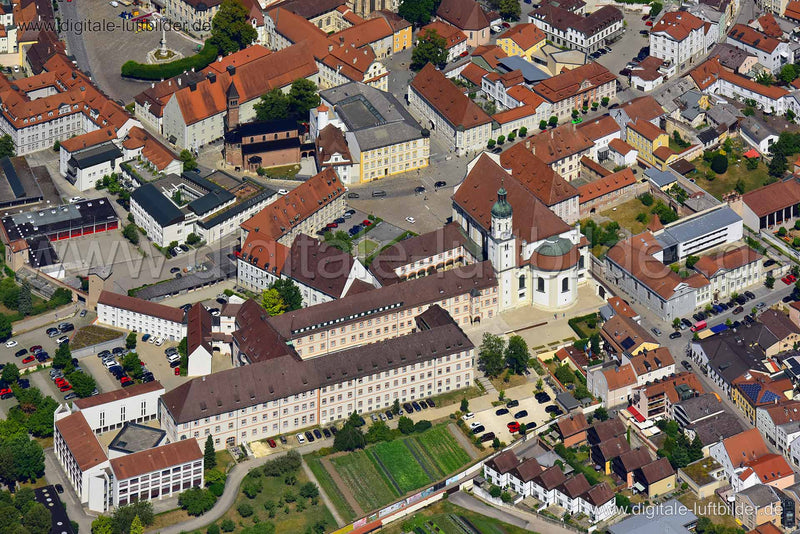 Luftaufnahme Schutzengelkirche in Eichstätt | Oberbayern, Bayern