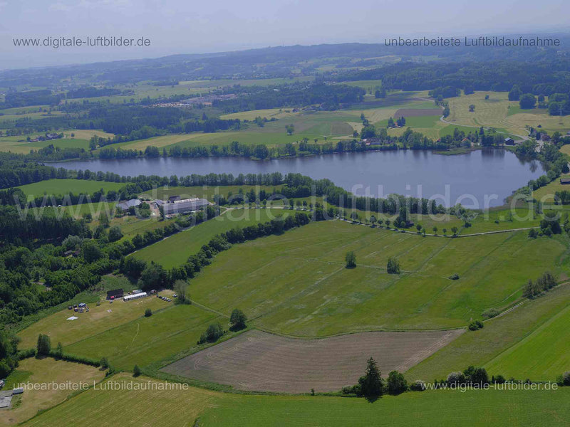 Luftaufnahme Metzisweiler Weiher in Eintürnen | Tübingen, Baden-Württemberg
