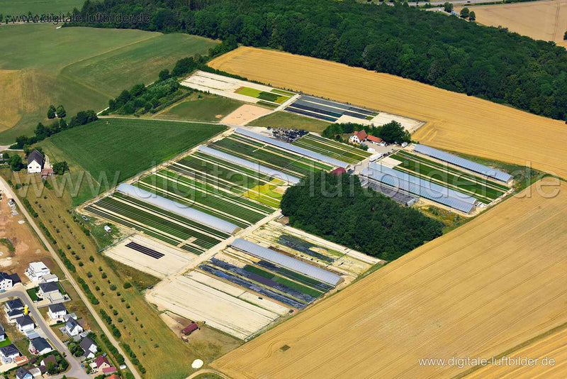 Luftaufnahme Gärtnerei Ellingen in Ellingen | Mittelfranken, Bayern
