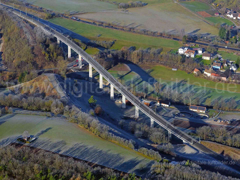 Luftaufnahme Aurachtalbrücke Emskirchen in Emskirchen | Mittelfranken, Bayern