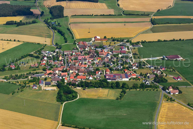 Luftaufnahme Dürrnbuch in Emskirchen | Mittelfranken, Bayern